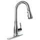 ANZZI Sifo Hands Free Touchless 1-Handle Pull-Down Sprayer Kitchen Faucet with Motion Sense and Fan Sprayer