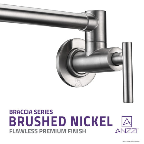Braccia Series 24" Wall Mounted Pot Filler