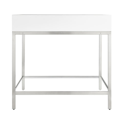 Ventura 36 in. Console Sink with Matte White Counter Top