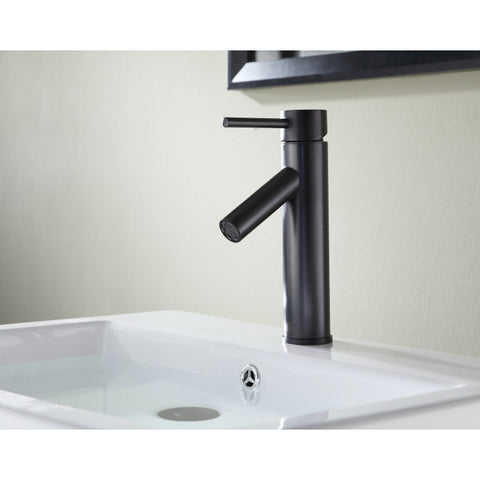 L-AZ110ORB - ANZZI Valle Series Single Handle Single Hole Deck Mount Bathroom Sink Faucet with Ceramic Disk Included in Oil Rubbed Bronze