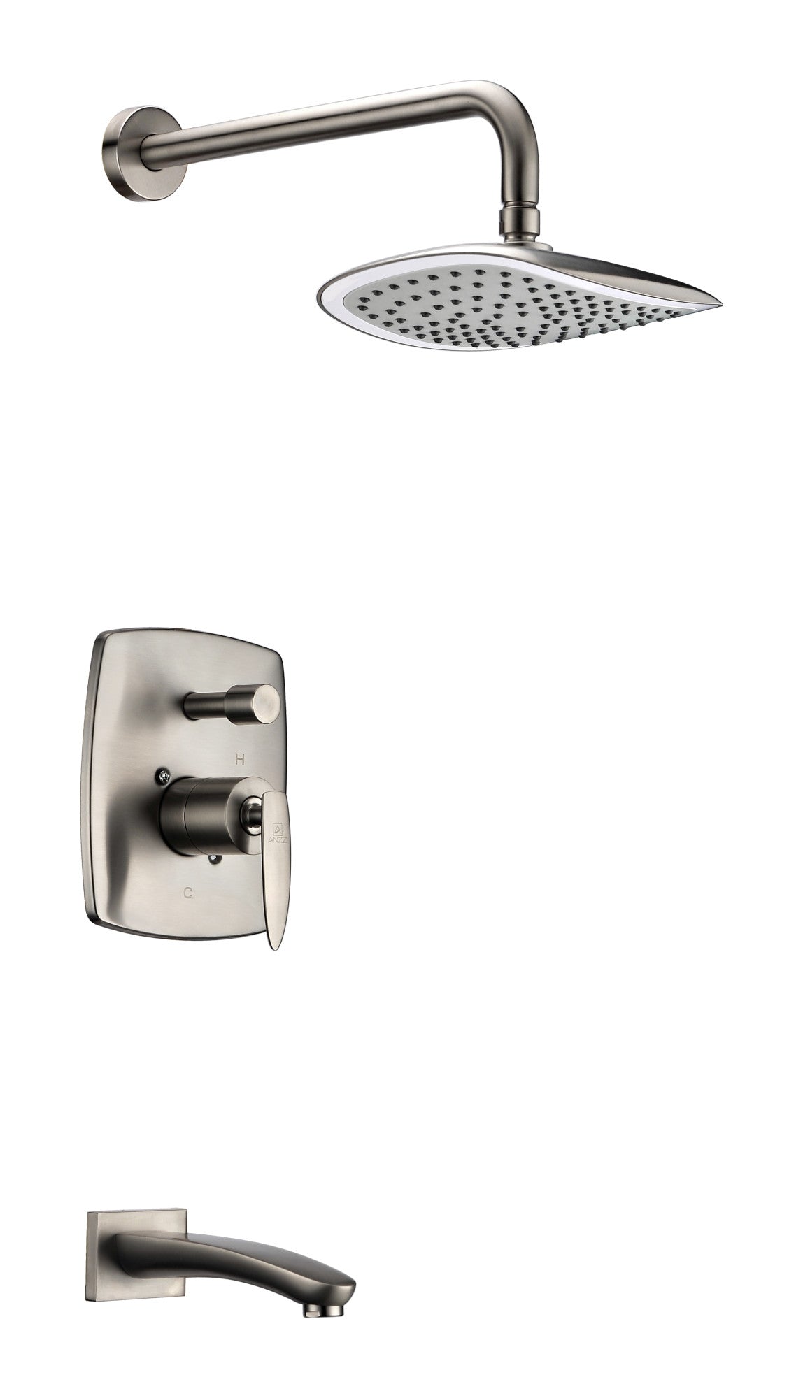 L-AZ026-PRX - ANZZI Tempo Modern Tub and Shower Faucet Set, Single