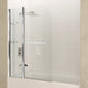 SD-AZ054-01CH - ANZZI Galleon 48 in. x 58 in. Frameless Tub Door with TSUNAMI GUARD in Polished Chrome