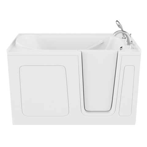 ANZZI 32 in. x 60 in. Right Drain Quick Fill Walk-In Soaking Tub in White