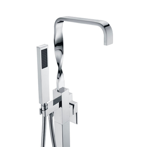 Yosemite 2-Handle Claw Foot Tub Faucet with Hand Shower
