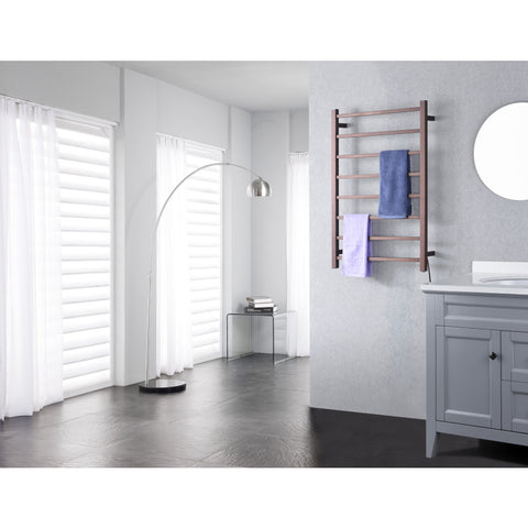 Bell 8-Bar Stainless Steel Wall Mounted Electric Towel Warmer Rack