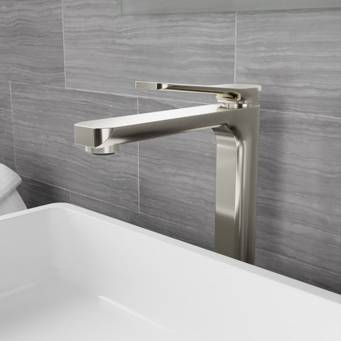 ANZZI Single Handle Single Hole Bathroom Vessel Sink Faucet With Pop-up Drain