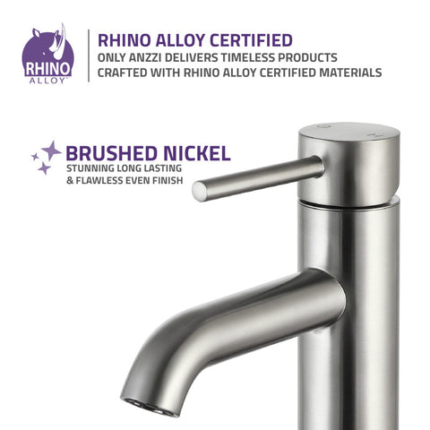 Valle Single Hole Single Handle Bathroom Faucet