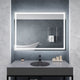 BA-LMDFX023AL - ANZZI 36-in. x 48-in. Frameless LED Front/Back Light Bathroom Mirror w/Defogger
