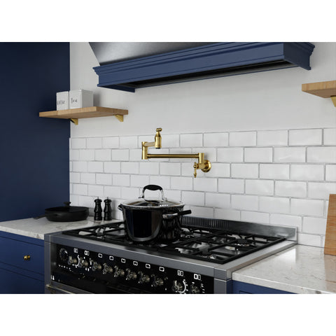 Marca 360-Degree 24" Wall Mounted Pot Filler with Dual Swivel