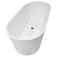 ANZZI 67 in. x 32 in. Freestanding Tub with Air Jets - Jericho Series