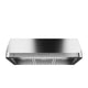 RH-AZ2590PSS - ANZZI Under Cabinet Range Hood 36 inch | Ducted / Ductless Convertible Kitchen over Stove Vent | Washable Baffle filter, LED Lights & Stainless Steel Finish | RH-AZ2590PSS