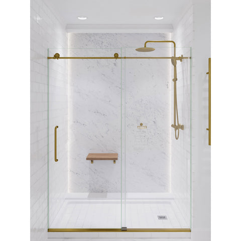 Heavy Rainfall Stainless Steel Shower Bar with Hand Sprayer