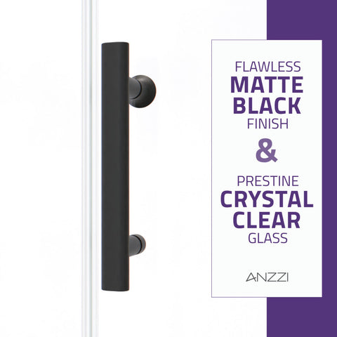 Halberd 60 in. x 72 in. Framed Shower Door with TSUNAMI GUARD