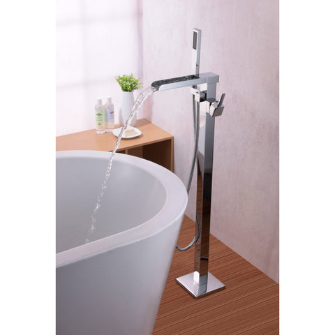 Union 2-Handle Claw Foot Tub Faucet with Hand Shower