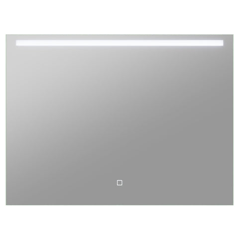 BA-LMDFX017AL - ANZZI 24-in. x 32-in. LED Front/ Bottom Lighting Bathroom Mirror with Defogger