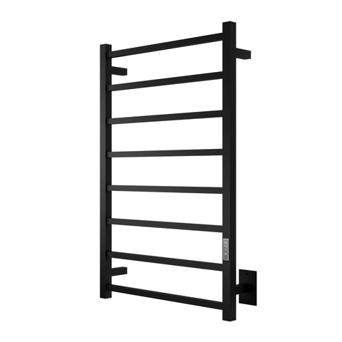 ANZZI Bell 8-Bar Stainless Steel Wall Mounted Electric Towel Warmer Rack