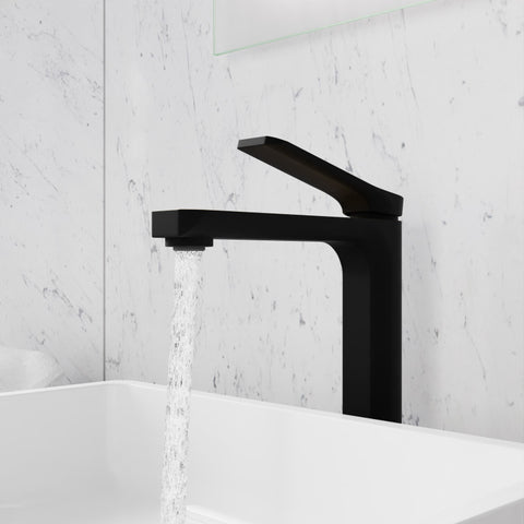 ANZZI Single Handle Single Hole Bathroom Vessel Sink Faucet With Pop-up Drain