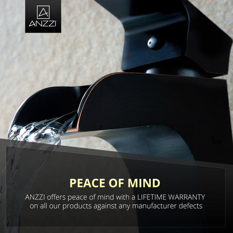 ANZZI Forza Series Single Hole Single-Handle Low-Arc Bathroom Faucet