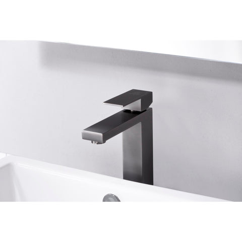 L-AZ096GM - ANZZI Enti Series Single Hole Single-Handle Vessel Bathroom Faucet in Gun Metal