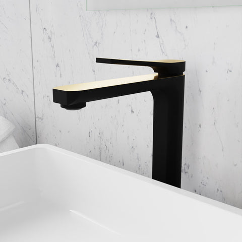 ANZZI Single Handle Single Hole Bathroom Vessel Sink Faucet With Pop-up Drain