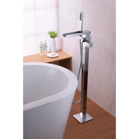 Union 2-Handle Claw Foot Tub Faucet with Hand Shower