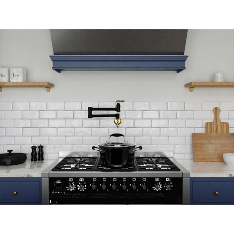 Marca 360-Degree 24" Wall Mounted Pot Filler with Dual Swivel