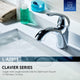 ANZZI Clavier Series Single Hole Single-Handle Mid-Arc Bathroom Faucet