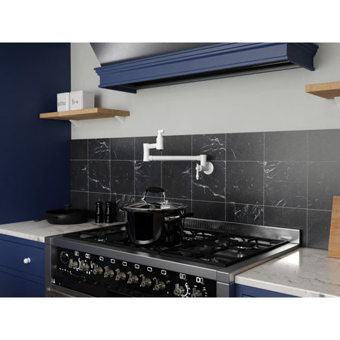 Marca 360-Degree 24" Wall Mounted Pot Filler with Dual Swivel