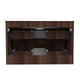 Conques 30 in W x 20 in H x 18 in D Bath Vanity in Dark Brown with Cultured Marble Vanity Top in White with White Basin