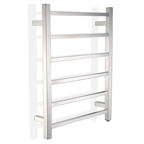 Charles Series 6-Bar Stainless Steel Wall Mounted Electric Towel Warmer Rack