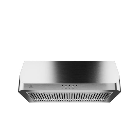 RH-AZ2576PSS - ANZZI Under Cabinet Range Hood 30 inch | Ducted / Ductless Convertible Kitchen over Stove Vent | Washable Baffle filter, LED Lights & Stainless Steel Finish | RH-AZ2576PSS