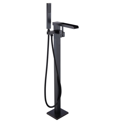 Union 2-Handle Claw Foot Tub Faucet with Hand Shower