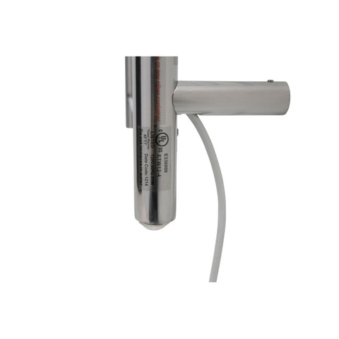 Eve 8-Bar Stainless Steel Wall Mounted Electric Towel Warmer Rack