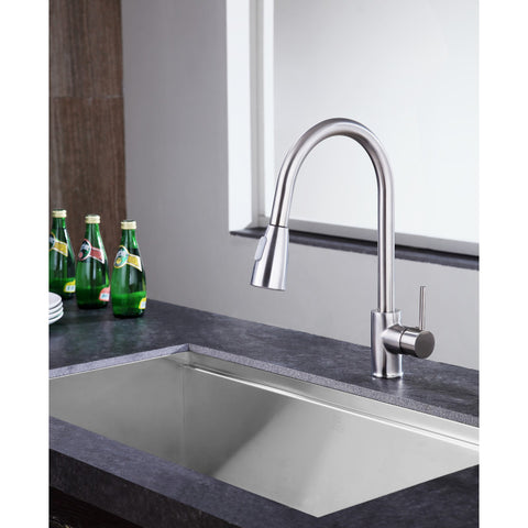 Sire Single-Handle Pull-Out Sprayer Kitchen Faucet