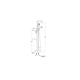 ANZZI Yosemite 2-Handle Claw Foot Tub Faucet with Hand Shower