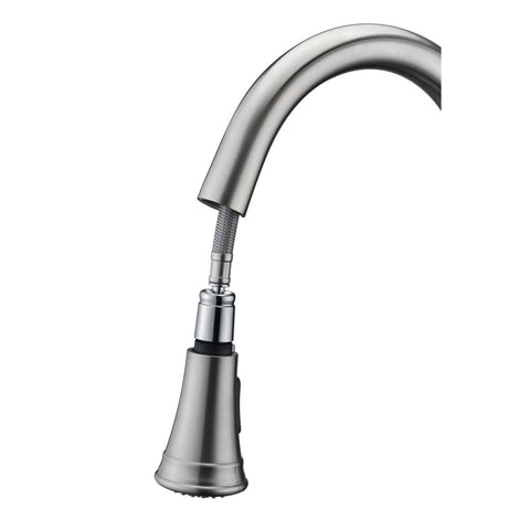 KF-AZ1131BN - ANZZI Luna Single Handle Pull-Down Sprayer Kitchen Faucet in Brushed Nickel