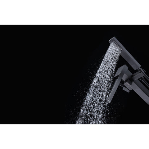 Union 2-Handle Claw Foot Tub Faucet with Hand Shower