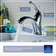 L-AZ011 - Clavier Series Single Hole Single-Handle Mid-Arc Bathroom Faucet in Polished Chrome