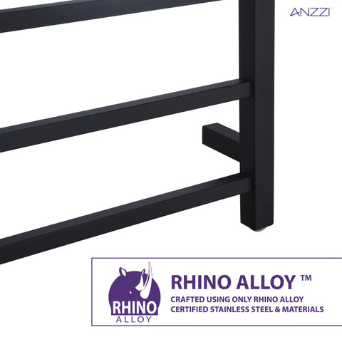 Bell 8-Bar Stainless Steel Wall Mounted Electric Towel Warmer Rack