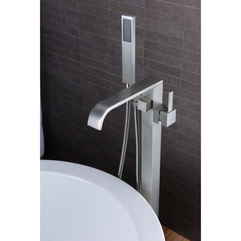 Angel 2-Handle Claw Foot Tub Faucet with Hand Shower