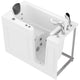 ANZZI 53 - 60 in. x 26 in. Right Drain Whirlpool Jetted Walk-in Tub in White