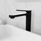 L-AZ901MB-CH - ANZZI Single Handle Single Hole Bathroom Vessel Sink Faucet With Pop-up Drain in Matte Black & Chrome
