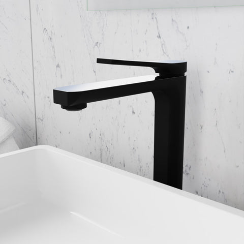 ANZZI Single Handle Single Hole Bathroom Vessel Sink Faucet With Pop-up Drain