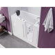 AMZ2653RWH-CP - ANZZI 53 - 60 in. x 26 in. Right Drain Whirlpool Jetted Walk-in Tub in White