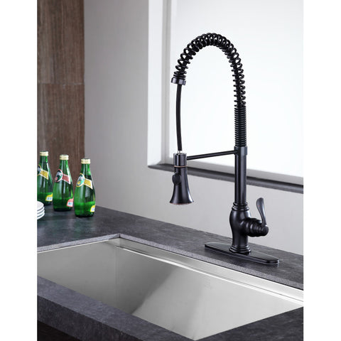 KF-AZ209ORB - ANZZI Bastion Single-Handle Standard Kitchen Faucet in Oil Rubbed Bronze