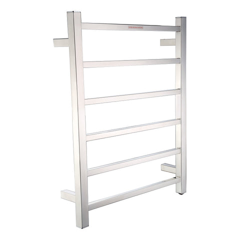 Charles Series 6-Bar Stainless Steel Wall Mounted Electric Towel Warmer Rack