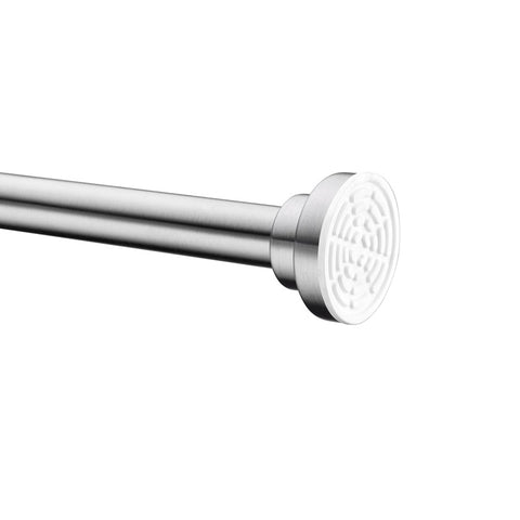 ANZZI 48-88 Inches Shower Curtain Rod with Shower Hooks