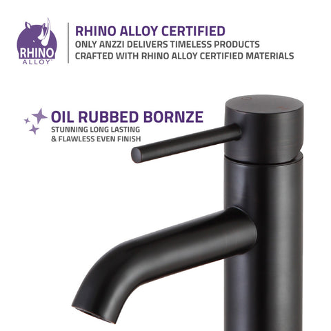 Valle Single Hole Single Handle Bathroom Faucet