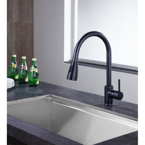 Sire Single-Handle Pull-Out Sprayer Kitchen Faucet