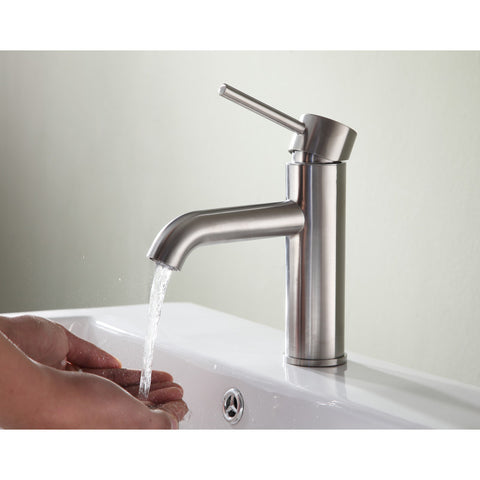 Valle Single Hole Single Handle Bathroom Faucet